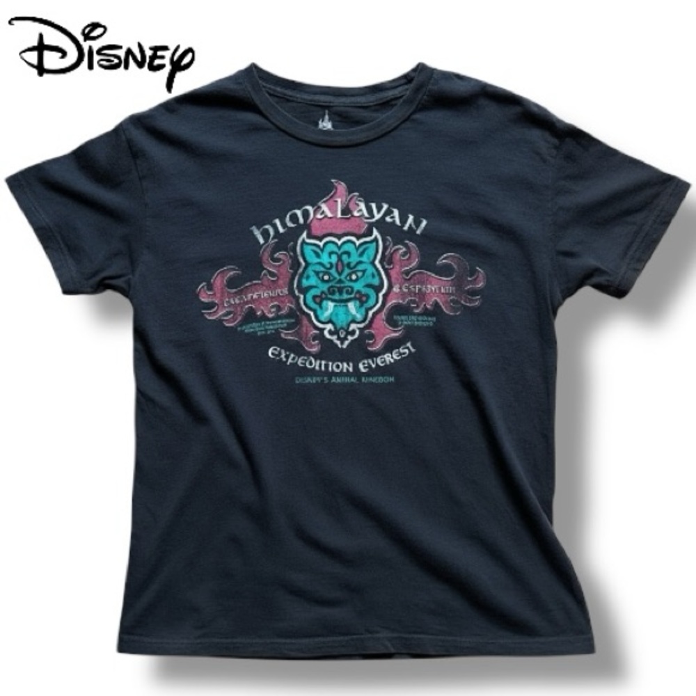 Walt Disney World Shirt Expedition Everest Animal Kingdom Theme Park Ride | Sz L